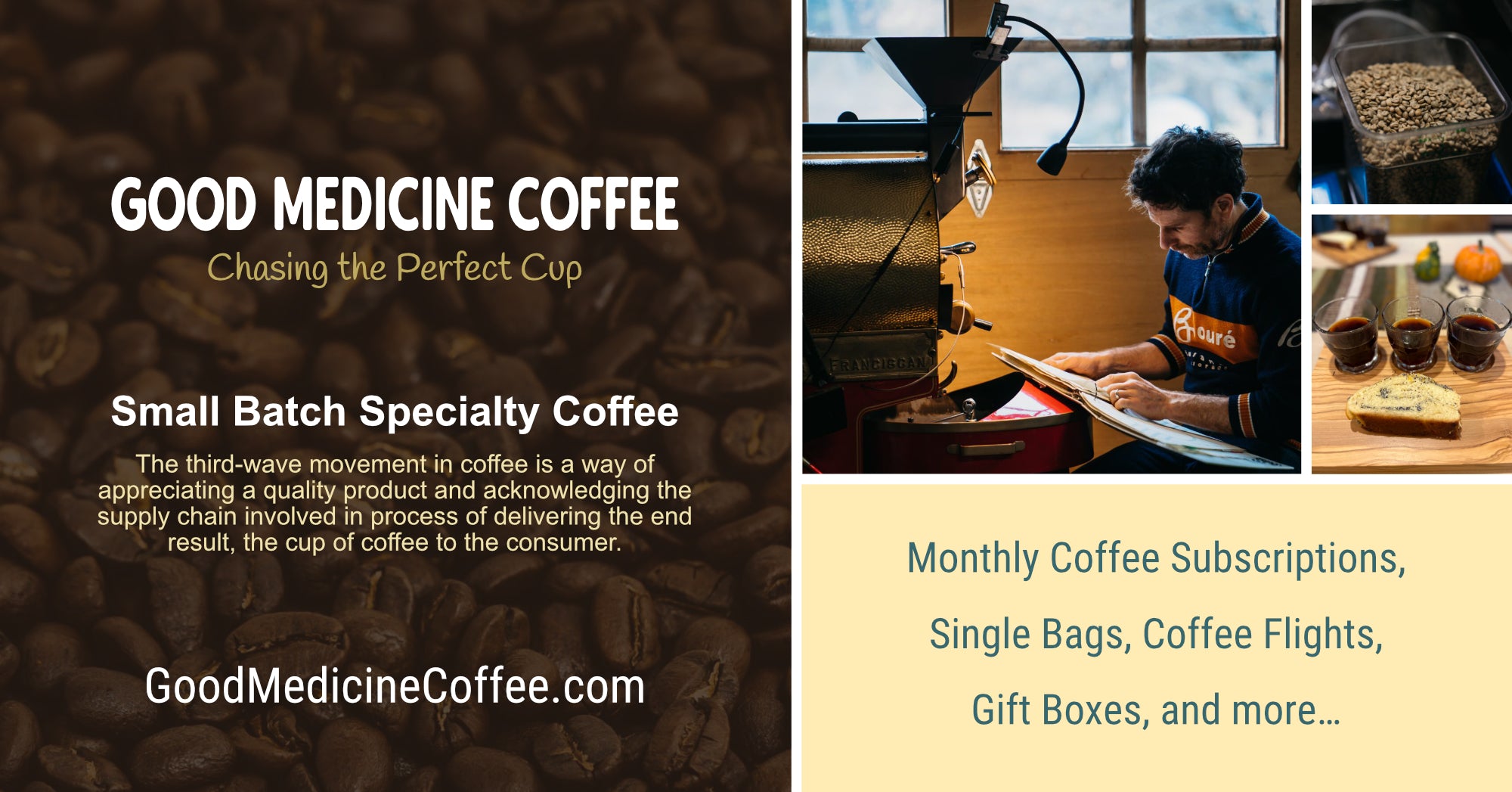 Small Batch Specialty Coffee - Good Medicine Coffee
