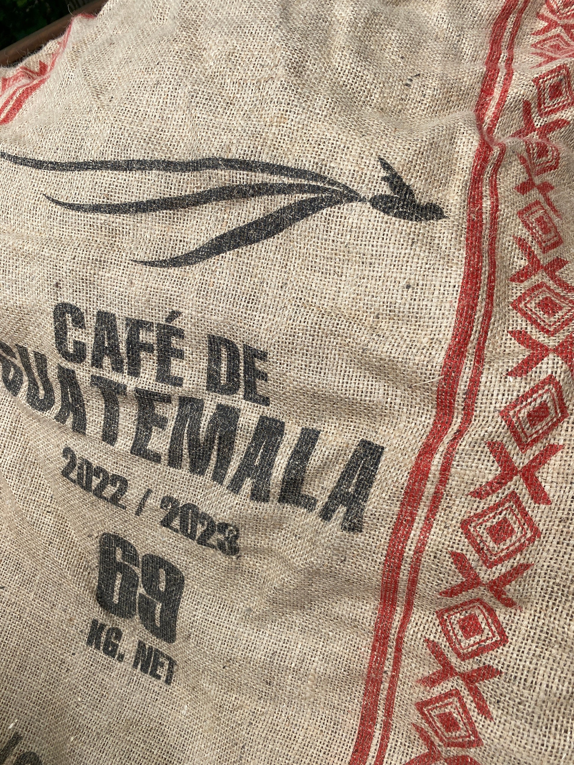 An Example of One of Our Bags of Coffee Beans Imported