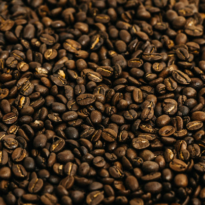 12oz. Bag, DARK roasted coffee.